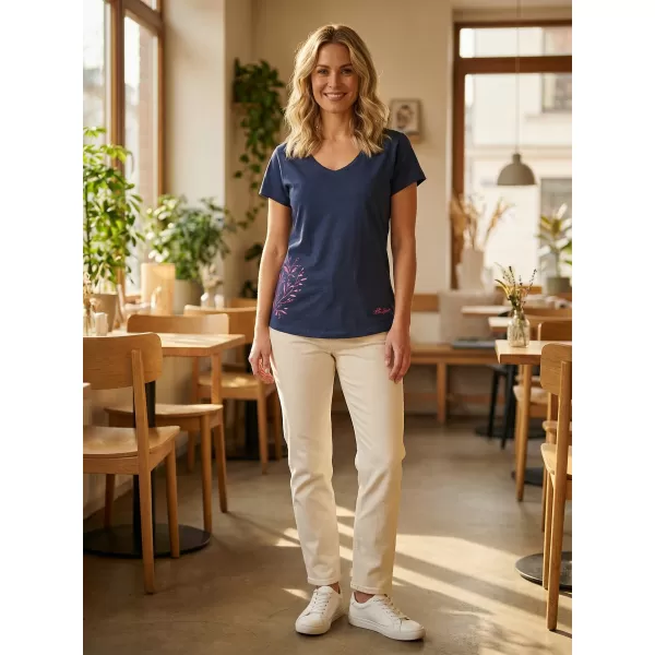  Damen-T-Shirt ALTISPORT ECYLA LTST767 DUNKELBLAU 