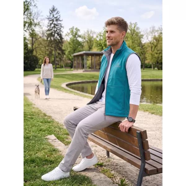  Herren-Softshellweste ALTISPORT ALM006517 DUNKLES TÜRKIS 
