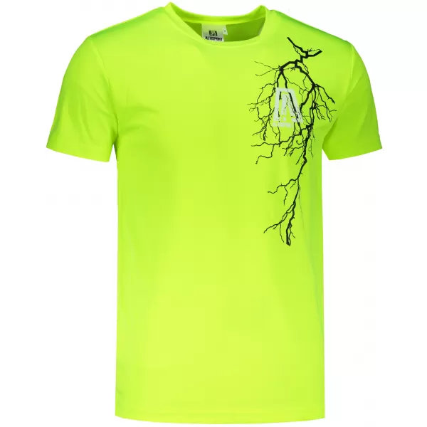  Pánské funkční triko ALTISPORT CARRYOVER ALM027124 NEON YELLOW 