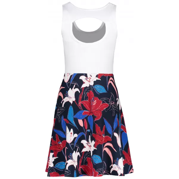  Kleid ALTISPORT NADINA LSKT325 WEIß BLAU 