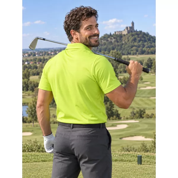  Herren-Funktions-T-Shirt mit Kragen ALTISPORT ALM006217 KALK 