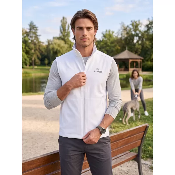  Herren-Softshellweste ALTISPORT ALM006517 WEIß 