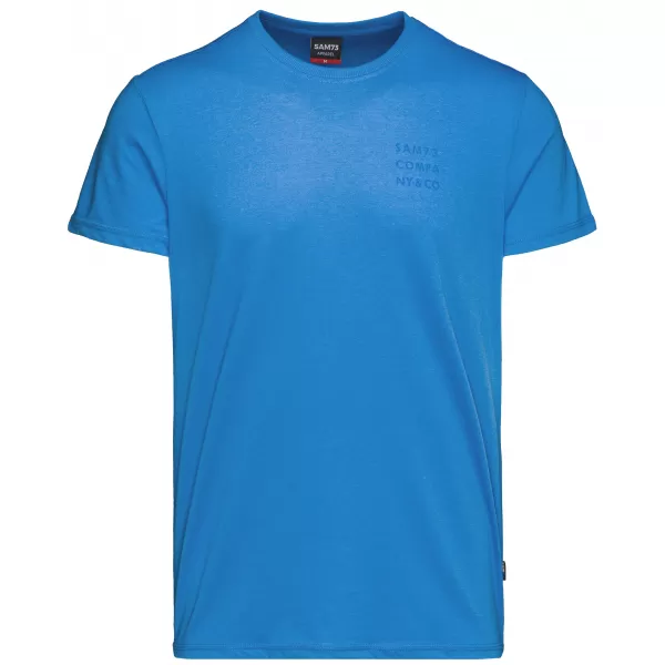  Herren t -Shirt mit kurzen Ärmeln SAM 73 TOBIAS MT 776 HELLBLAU 