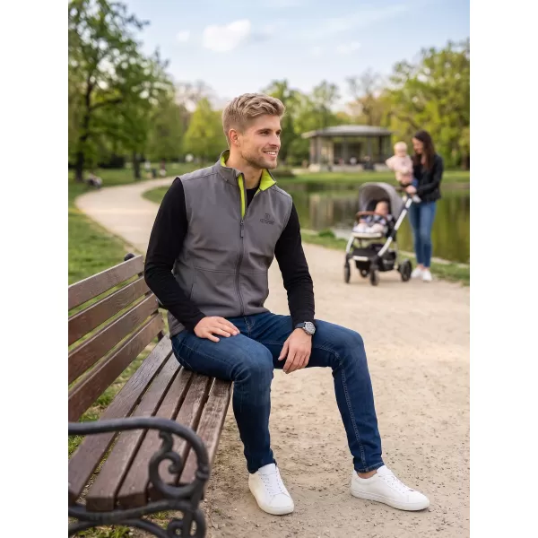  Herren-Softshellweste ALTISPORT ALM006517 STAHLGRAU 