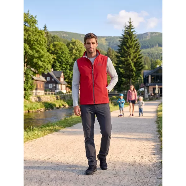  Herren-Softshellweste ALTISPORT ALM006517 ROT 