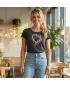 Damen-T-Shirt ALTISPORT ALW058122 NAVY BLAU