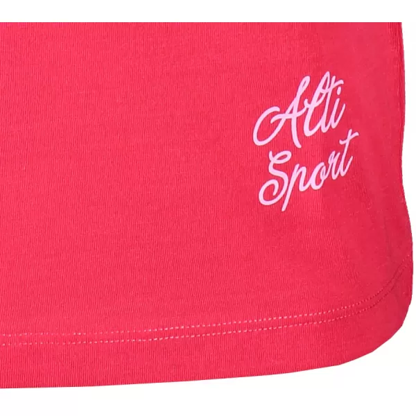  Damen-T-Shirt mit kurzen Ärmeln ALTISPORT ARICA LTST772 DUNKELPINK 