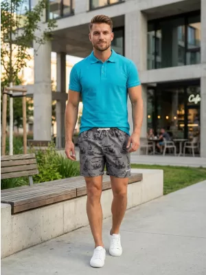 Herrenshorts ALTISPORT HELET MPAT526 HELLGRAU