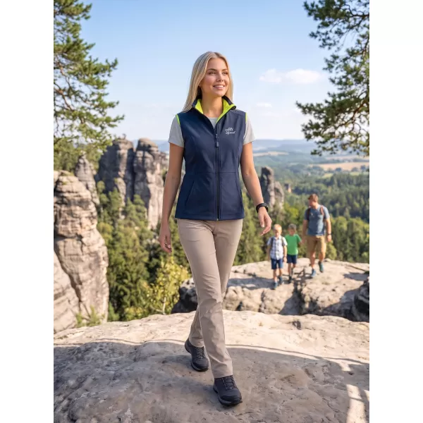  Softshellweste für Damen ALTISPORT ALW056516 NAVY BLAU 