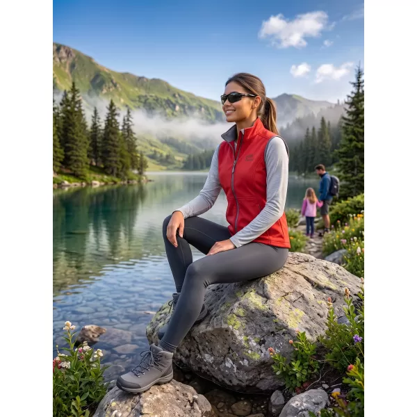  Softshellweste für Damen ALTISPORT ALW056516 ROT 