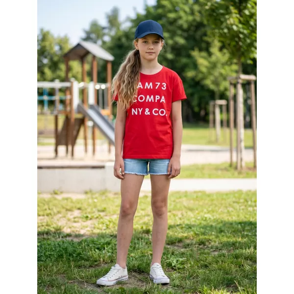  Girl's T -Shirt mit kurzen Ärmeln SAM 73 MELANIE GT 551 ROT 