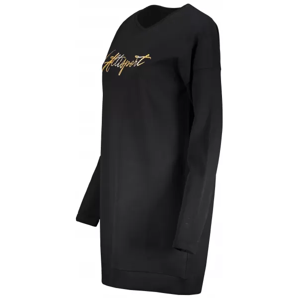  Erweitertes Damen-Sweatshirt ALTISPORT CEINA LSWT307 SCHWARZ 