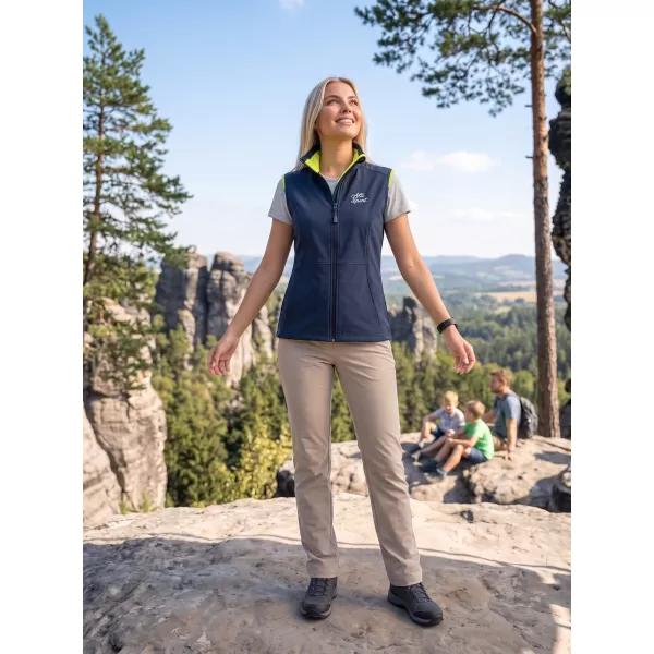  Softshellweste für Damen ALTISPORT ALW056516 NAVY BLAU 