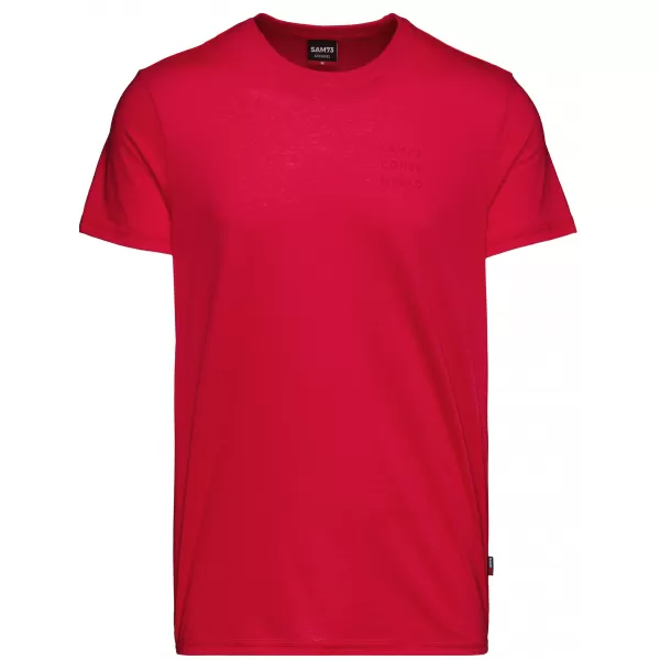  Herren t -Shirt mit kurzen Ärmeln SAM 73 TOBIAS MT 776 ROT 