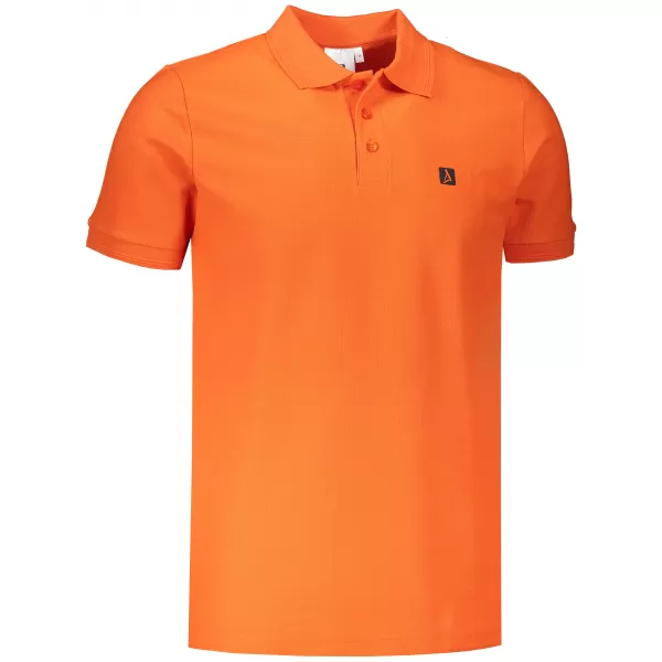  Pánské triko s límečkem ALTISPORT CARRYOVER ALM065203 ORANŽOVÁ 