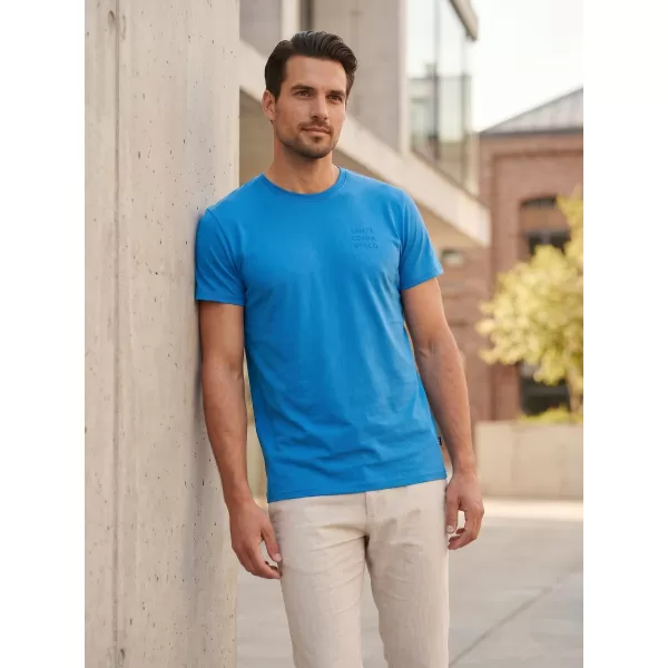  Herren t -Shirt mit kurzen Ärmeln SAM 73 TOBIAS MT 776 HELLBLAU 