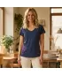 Damen-T-Shirt ALTISPORT ECYLA LTST767 DUNKELBLAU
