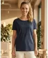 Frauen t -Shirt mit kurzen Ärmeln SAM 73 NINA WT 818 DUNKELBLAU