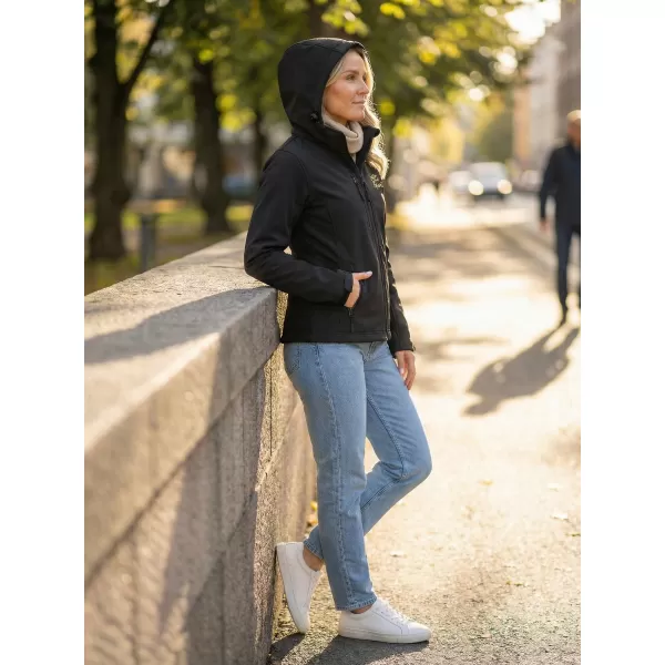  Softshelljacke für Damen ALTISPORT ALW056521 SCHWARZ 