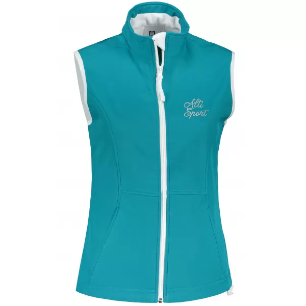  Softshellweste für Damen ALTISPORT ALW056516 DUNKLES TÜRKIS 