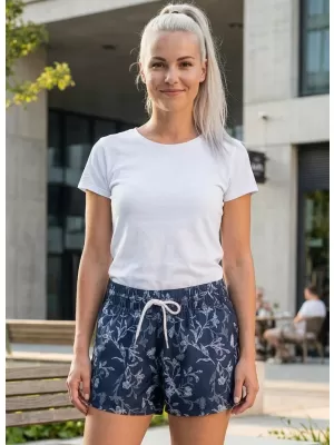 Damen-Shorts ALTISPORT BARBA LPAT512 DUNKELBLAU