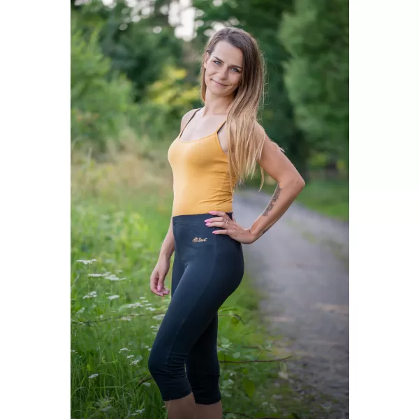  3/4-Leggings für Damen ALTISPORT DAYIA LPAT529 SCHWARZ 