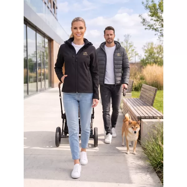  Softshelljacke für Damen ALTISPORT ALW056521 SCHWARZ 