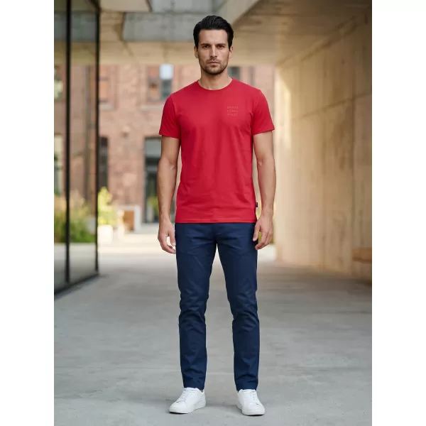  Herren t -Shirt mit kurzen Ärmeln SAM 73 TOBIAS MT 776 ROT 