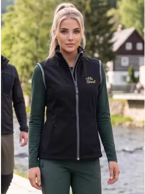 Softshellweste für Damen ALTISPORT ALW056516 SCHWARZ