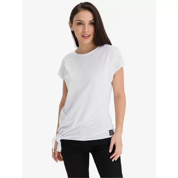 Frauen t -Shirt mit kurzen Ärmeln SAM 73 MOLLY WT 817 WEIß 