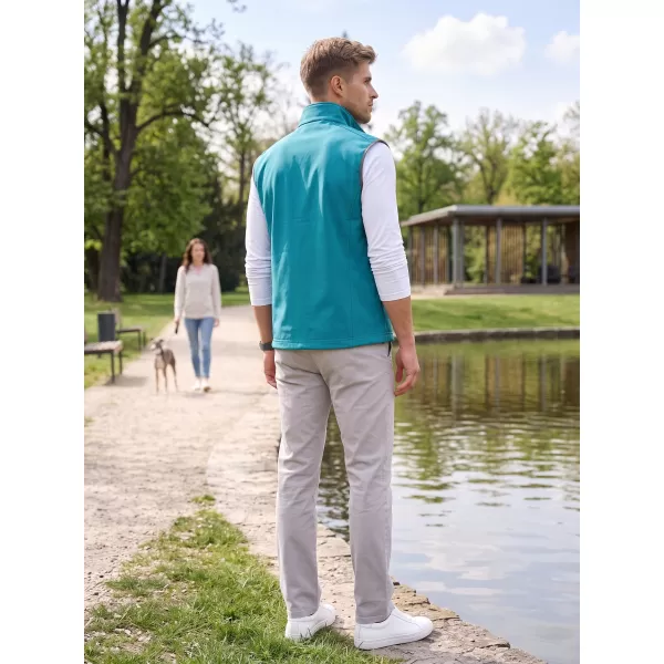  Herren-Softshellweste ALTISPORT ALM006517 DUNKLES TÜRKIS 