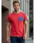 Herren-T-Shirt KIXMI LARKIN ROT