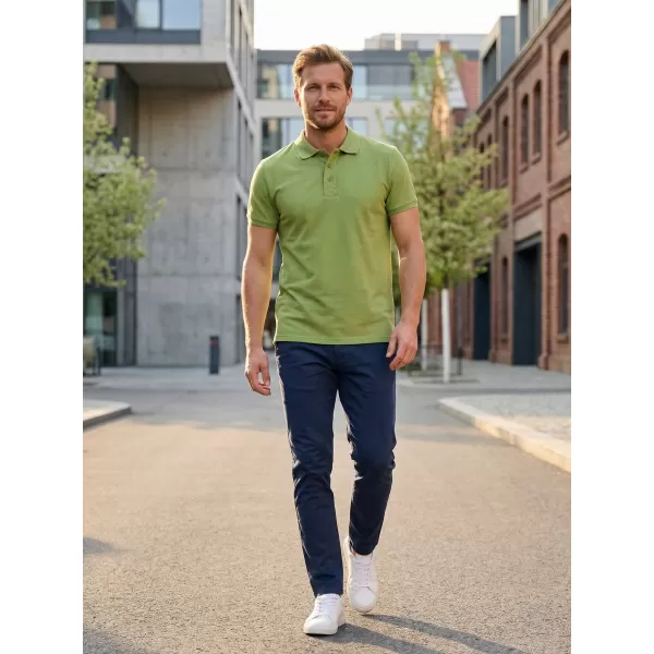  Herren-T-Shirt KIXMI LOUIS GRÜN 