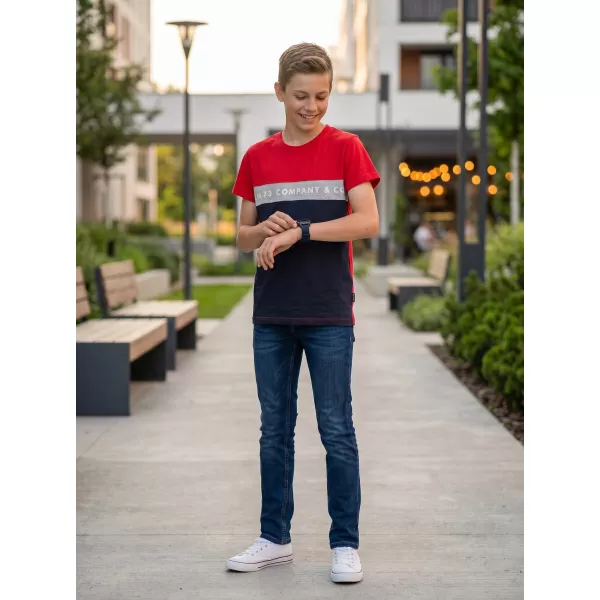 Boy T -Shirt mit kurzen Ärmeln SAM 73 TYLER BT 548 ROT 