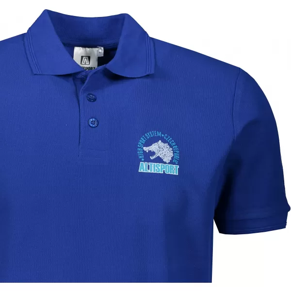  Herren-T-Shirt mit Kragen ALTISPORT ALM071203 KÖNIGSBLAU 