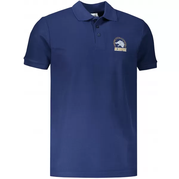  Herren-T-Shirt mit Kragen ALTISPORT ALM071203 MITTERNACHTSBLAU 