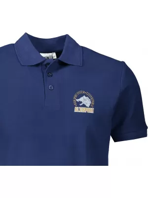 Herren-T-Shirt mit Kragen ALTISPORT ALM071203 MITTERNACHTSBLAU