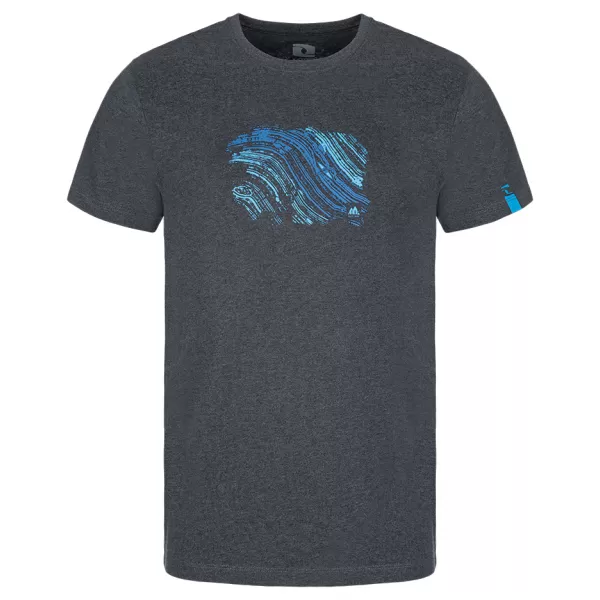  Herren-T-Shirt LOAP BOPUR SCHWARZ 