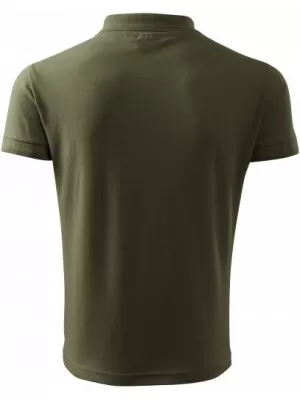 Herren-T-Shirt mit Kragen MALFINI PIQUE POLO 203 MILITÄR