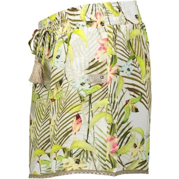  Damen-Shorts TORSTAI HAWI WEIß/GRÜN 