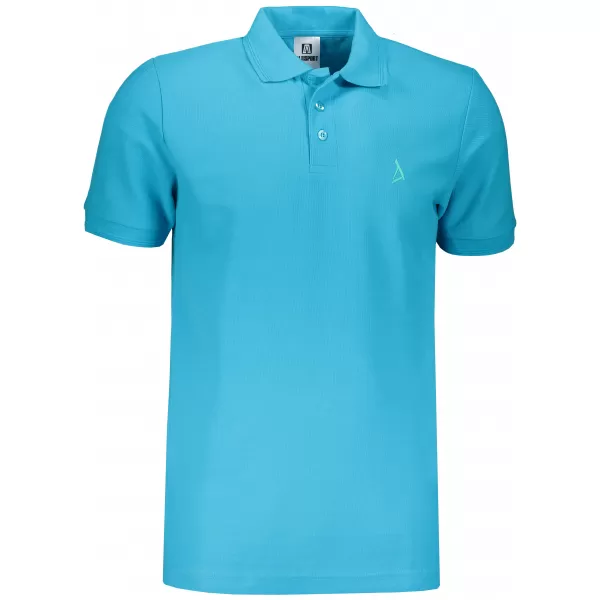  Premium-T-Shirt für Herren mit Kragen ALTISPORT ALM002203 TÜRKIS 