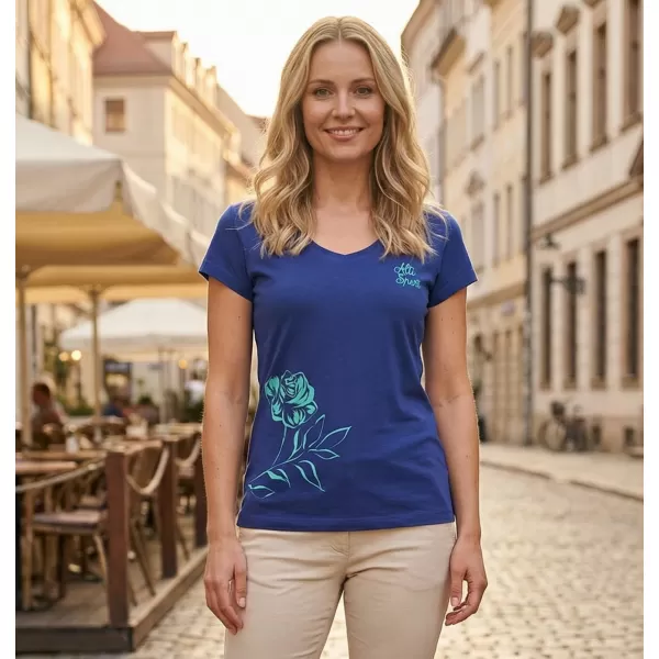  Damen-T-Shirt ALTISPORT ALW108162 KÖNIGSBLAU 
