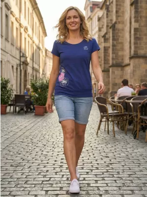 Damen-T-Shirt ALTISPORT ALW106120 KÖNIGSBLAU