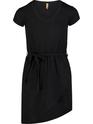 Kleid NORDBLANC RIBBON NBSLD7409 SCHWARZES HIGHLIGHT