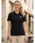 Damen-T-Shirt mit Kragen ALTISPORT ALW056210 SCHWARZ UND GOLD
