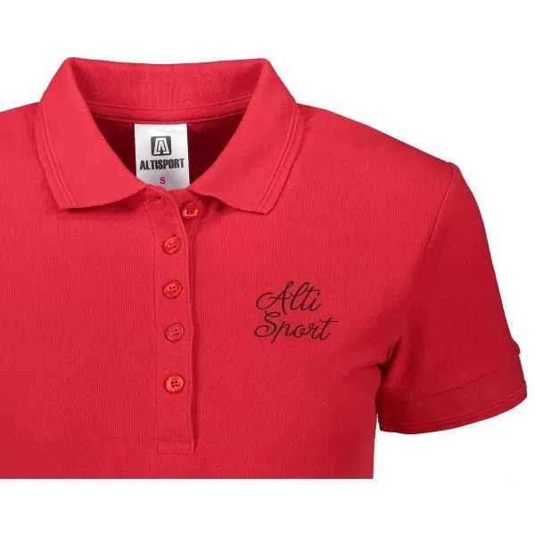  Damen-T-Shirt mit Kragen ALTISPORT ALW056210 ROT 