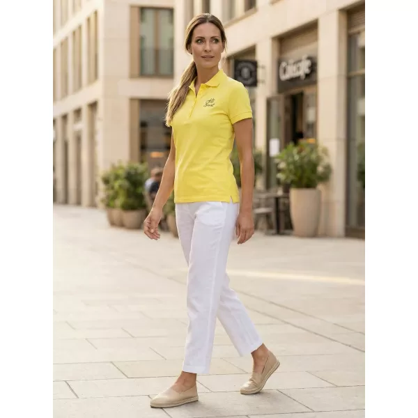  Damen-T-Shirt mit Kragen ALTISPORT ALW056210 ZITRONE 