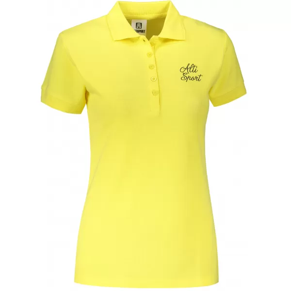  Damen-T-Shirt mit Kragen ALTISPORT ALW056210 ZITRONE 