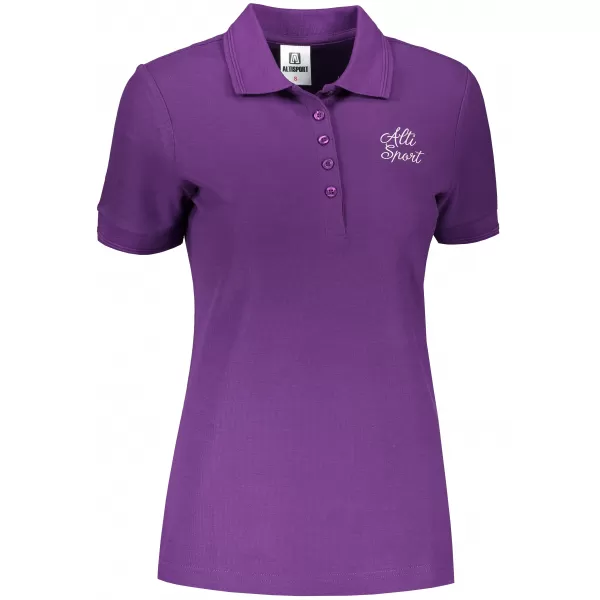  Damen-T-Shirt mit Kragen ALTISPORT ALW056210 LILA 