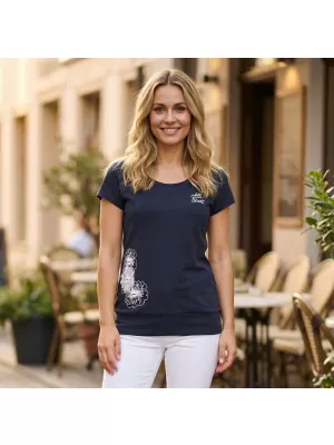 Damen-T-Shirt ALTISPORT ALW106120 NAVY BLAU